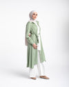 Shirt Dress With Front Buttons Mint