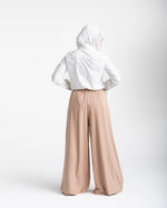 Wide Leg Pants Beige