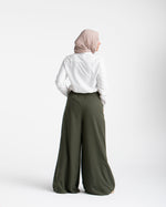 Wide Leg Pants Olive