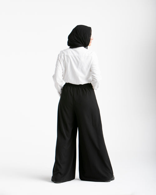 Wide Leg Pants Black