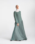 Fully Lined Pleated Dress Mint