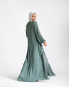 Fully Lined Pleated Dress Mint