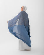 Free Size Crescent Cape Blue