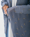 Free Size Crescent Cape Blue