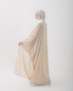 Free Size Crescent Cape Beige