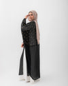 Free Size Crescent Cape Black