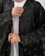 Free Size Crescent Cape Black