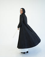 Suede Long Coat Black