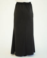 Suede Maxi Skirt Black