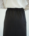 Suede Maxi Skirt Black