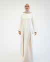 Abaya Code 207 Offwhite Biege