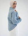 Denim Bolero Jacket Blue