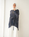 Shimmer Free Size Blouse Navy