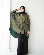 Shimmer Free Size Blouse Olive