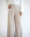 Suede Wide Pants Cream