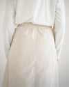 Corduroy Maxi Skirt Cream