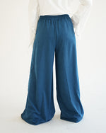 Suede Wide Pants Teal