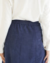 Corduroy Maxi Skirt Navy