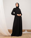 Silk Basic Abaya Black